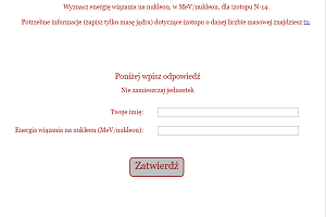 Binding Energy of a Nucleus